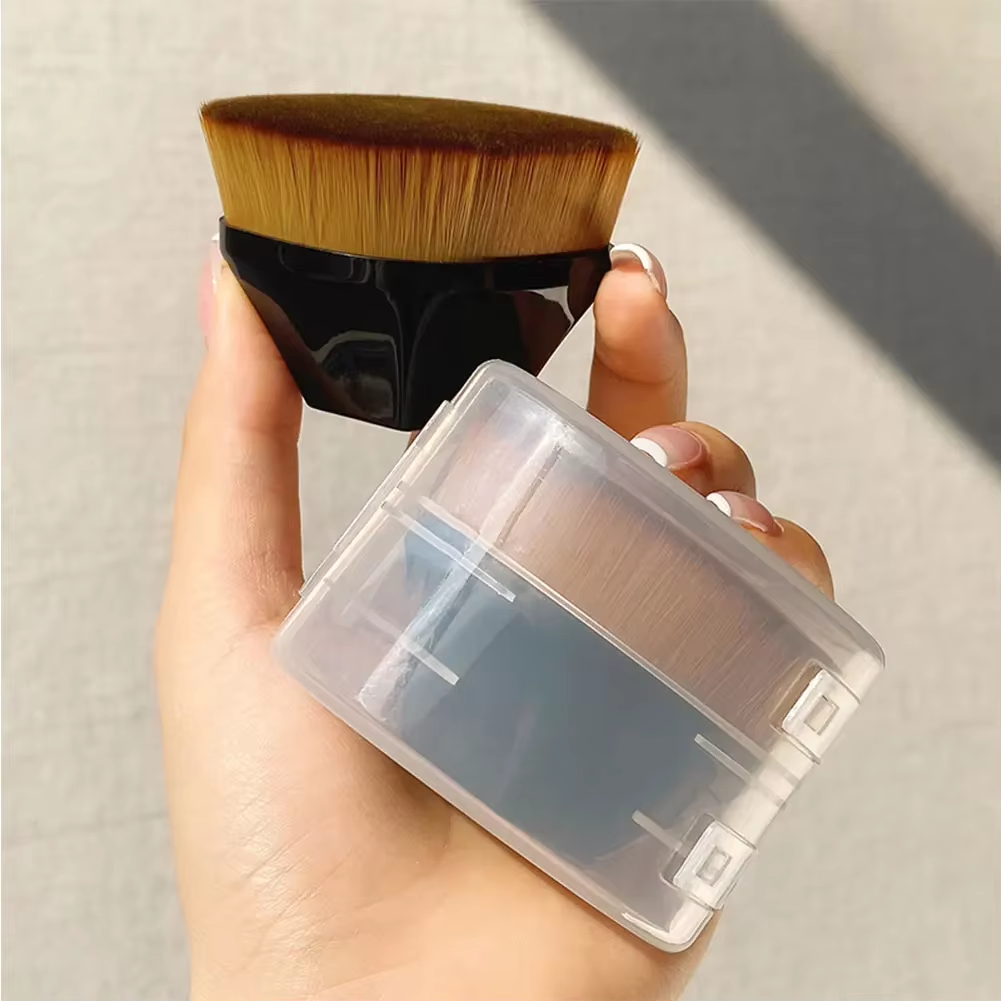 MC00447 အသုံးပြုရလွယ်ကူအဆင်ပြေတဲ့ မိတ်ကပ်Brush လေး (2Pcs)