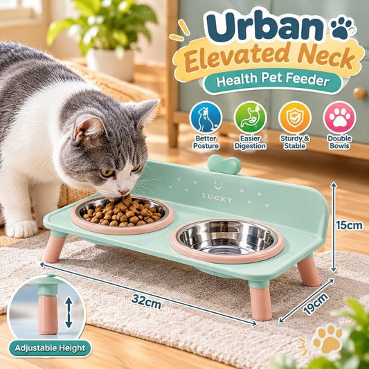 MP08607 Elevated Neck Health Pet Feeder