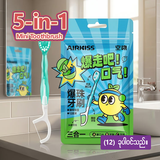 MH08487 5in1 Mini Toothbrush