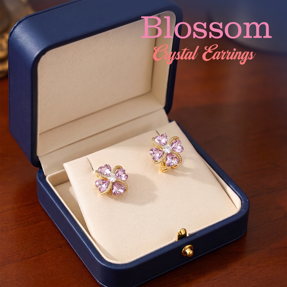 MJ08320 Blossom Crystal Earrings
