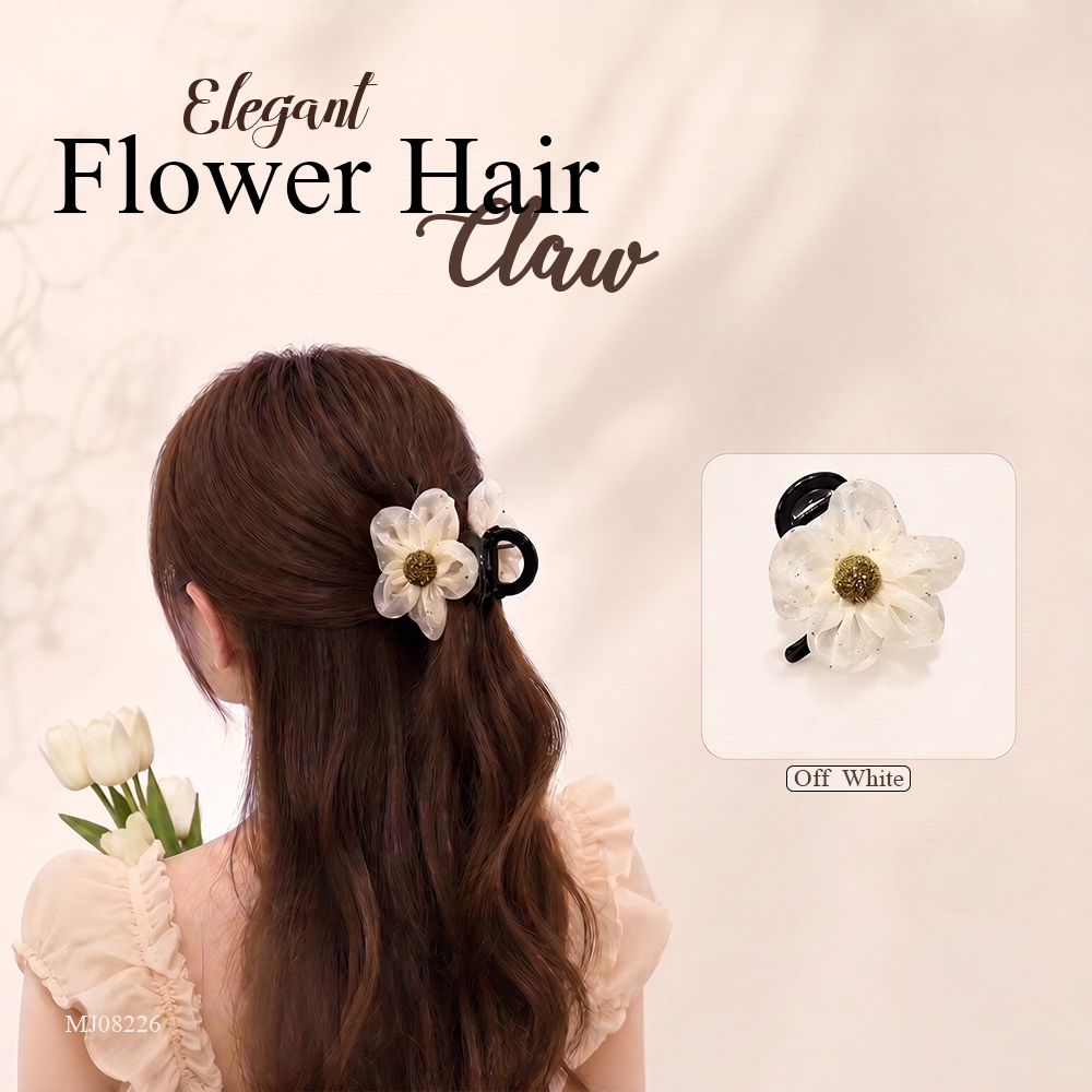 MJ08226 Elegant Flower Hair Claw