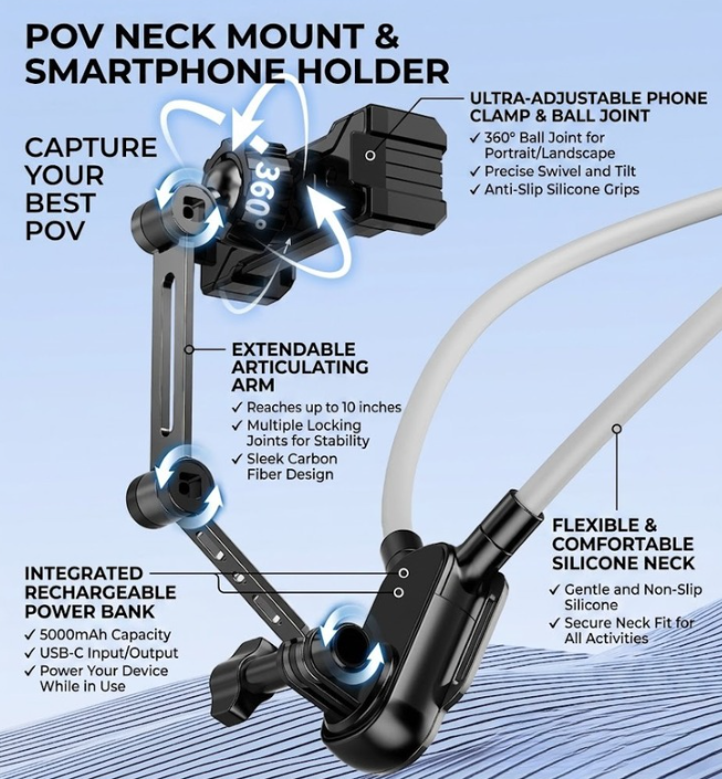 MM08043 Flexi-Neck Phone Holder