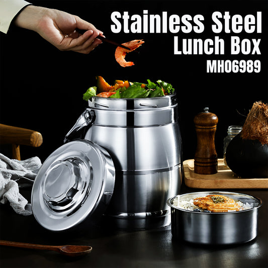 MH06989 Stainless Steel Lunch Box