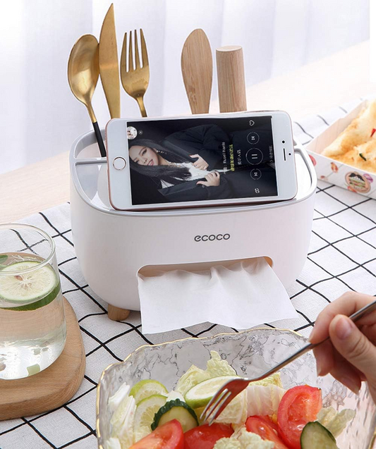 MH07445 Multifunctional Tissue Box Organizer