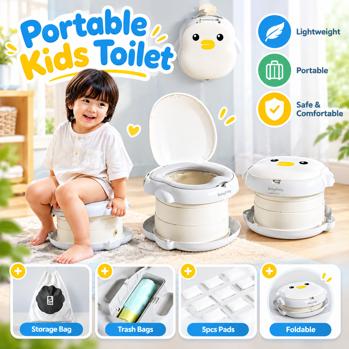MK08548 Portable Kids Toilet