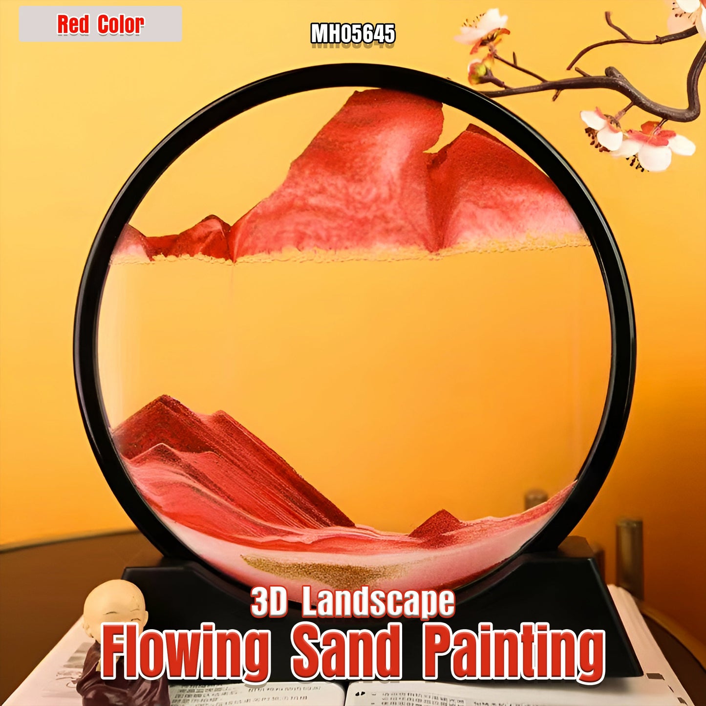 MH05645 3D Landscape Flowing Sand Painting