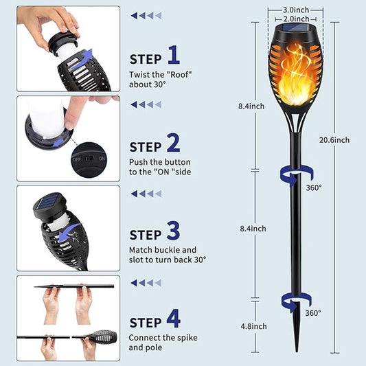 ME07405 Royal Waterproof Solor Light