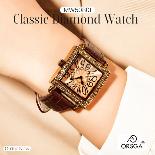 MW50801 Classic Diamond  Watch