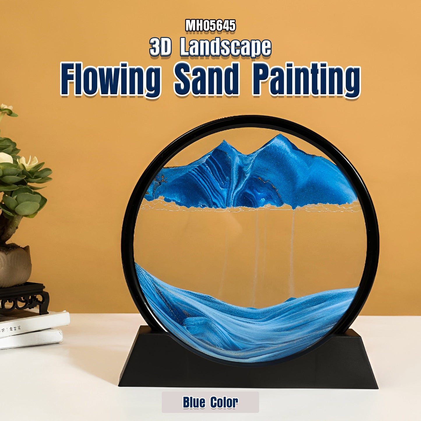MH05645 3D Landscape Flowing Sand Painting