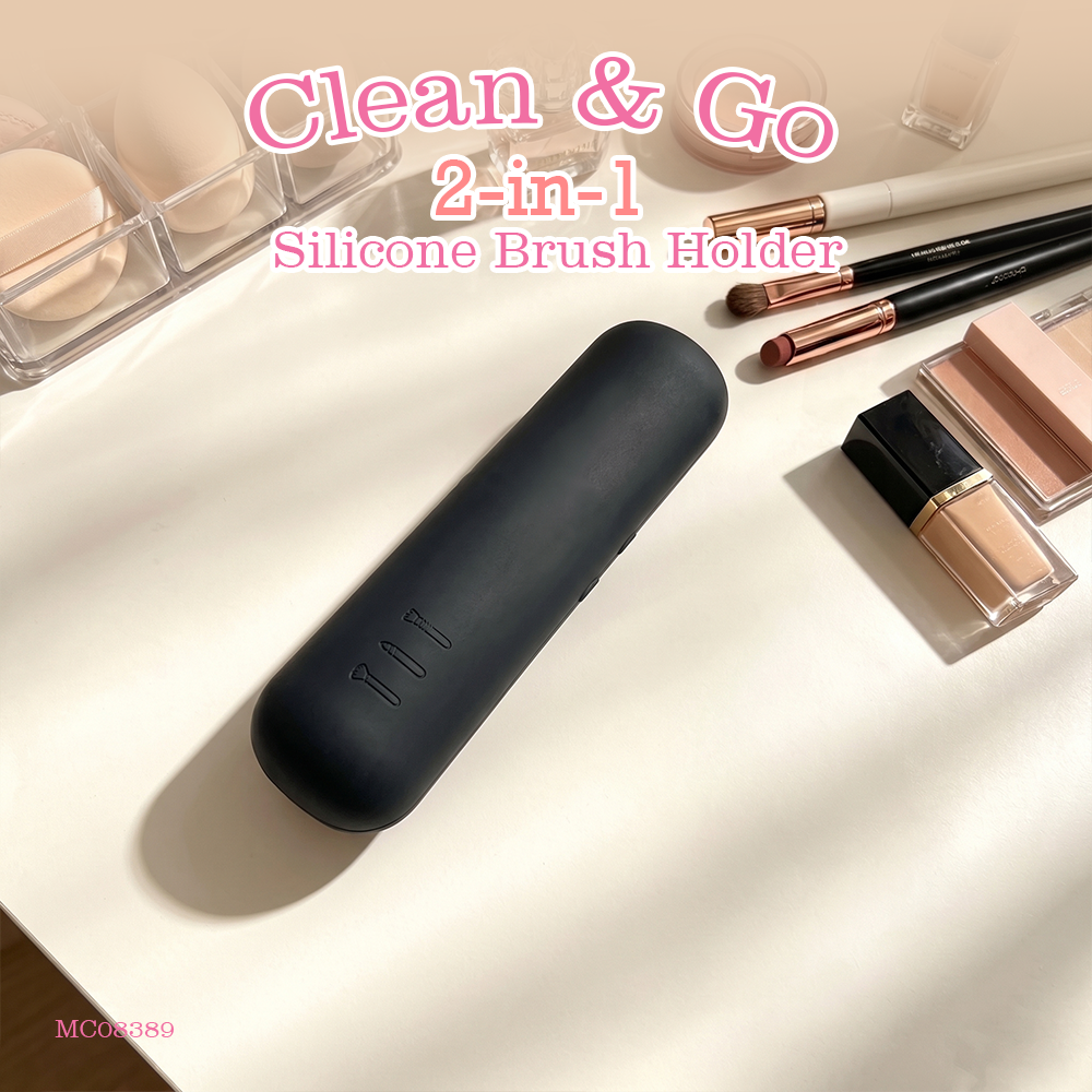 MC08389 2in1 Silicone Brush Holder (2Pcs)
