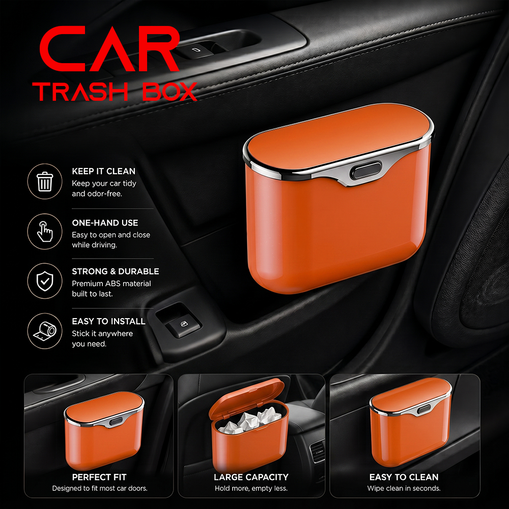 MV08360 Car Trash & Storage Box