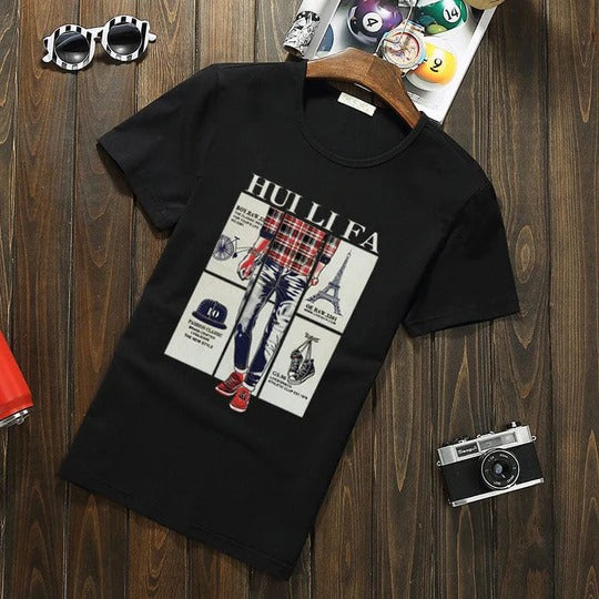 MF02079 ခေတ်မှီတဲ့ဒီဇိုင်းနဲ့ အမျိုးသား T-Shirt