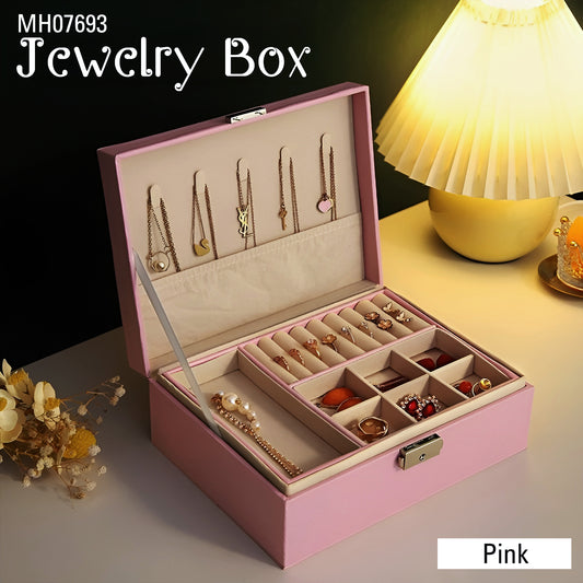 MH07693 Leather Jewelry Box