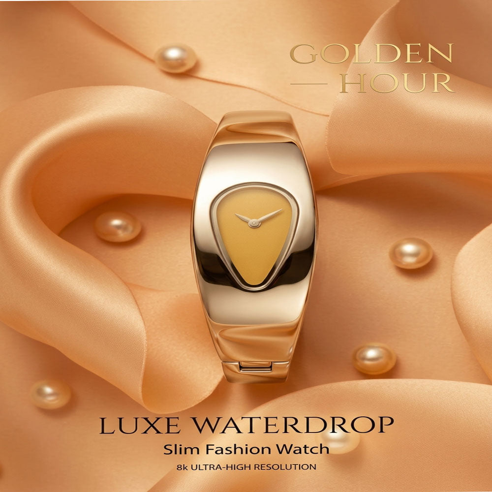 MW08466 Luxe Waterdrop Slim Fashion Watch