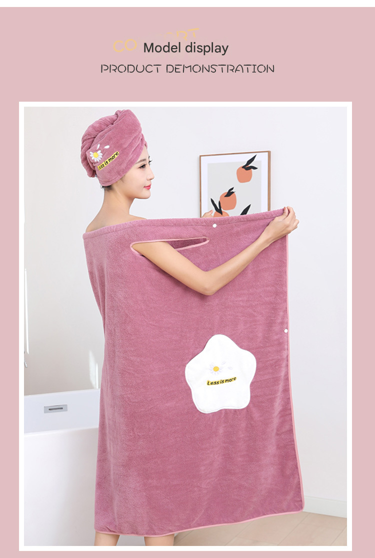 MF07254 Women absorbent Bath Dress