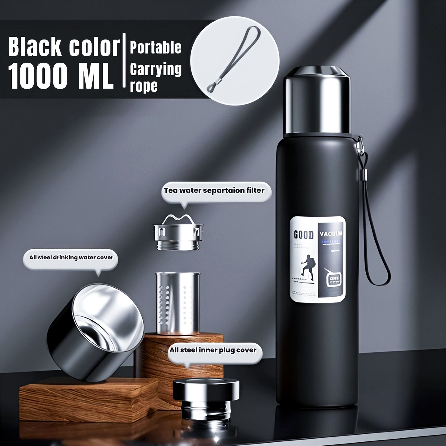 MH07226 316 stainless steel Thermos Pot