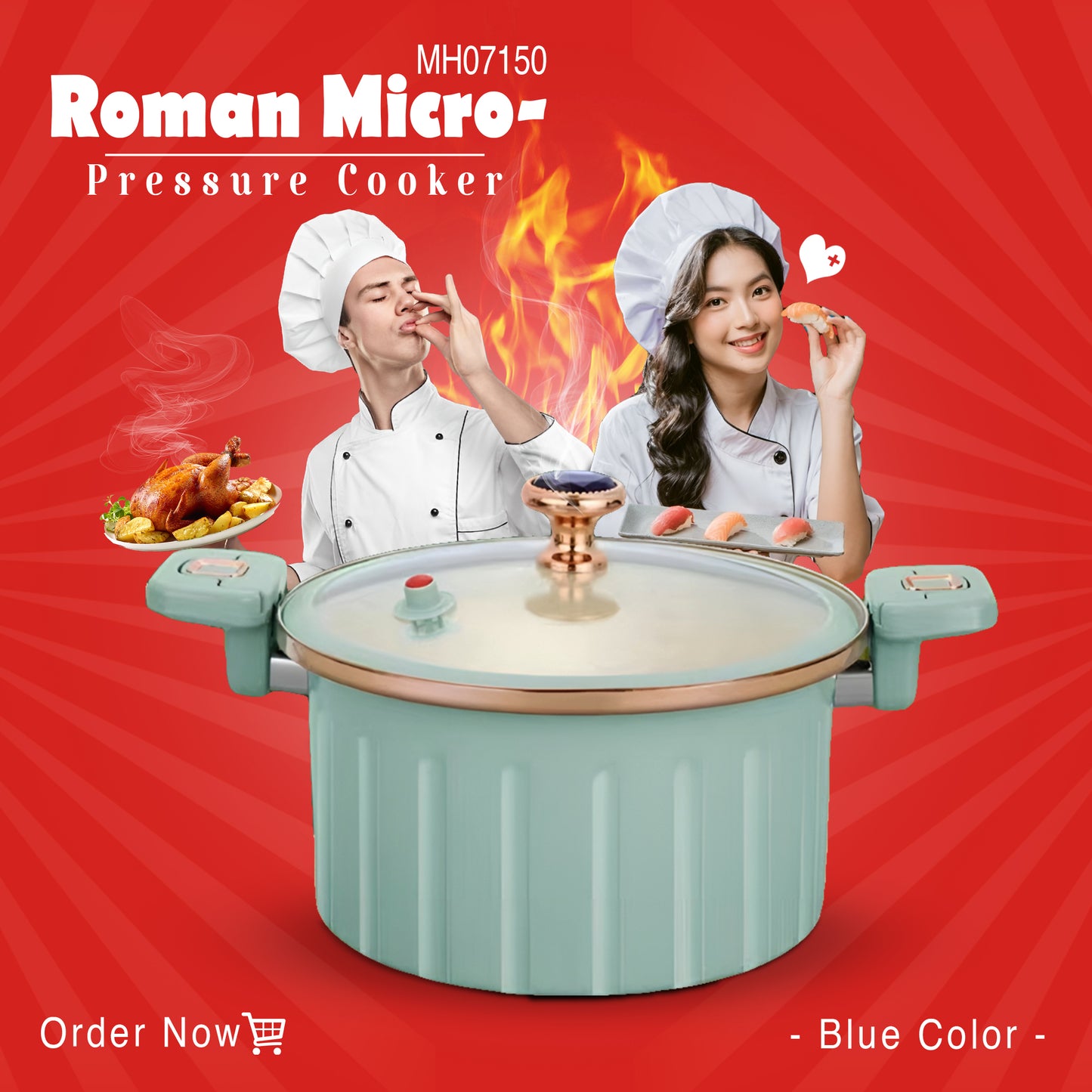 MH07150 Roman Micro-Pressure Cooker