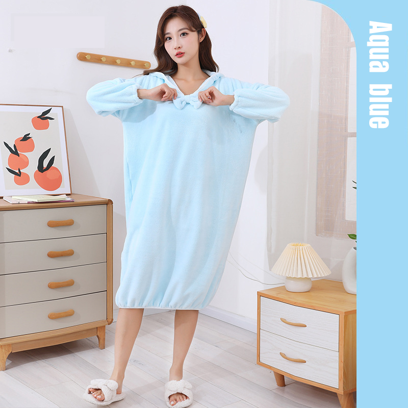MF07051 Bath hooded Dress