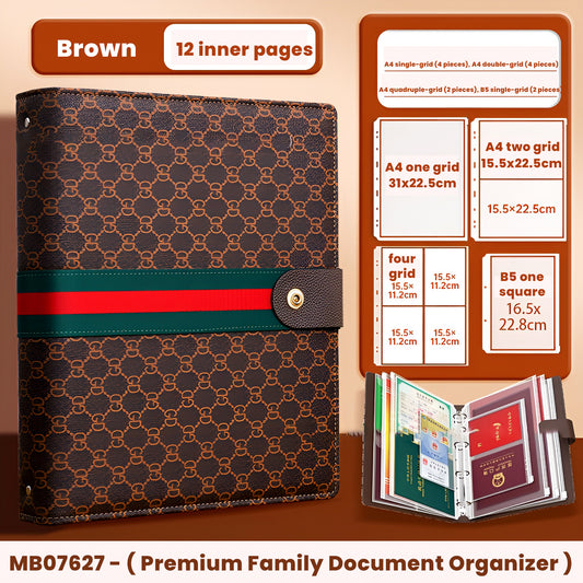 MB07627 Premium Family Document Organizer