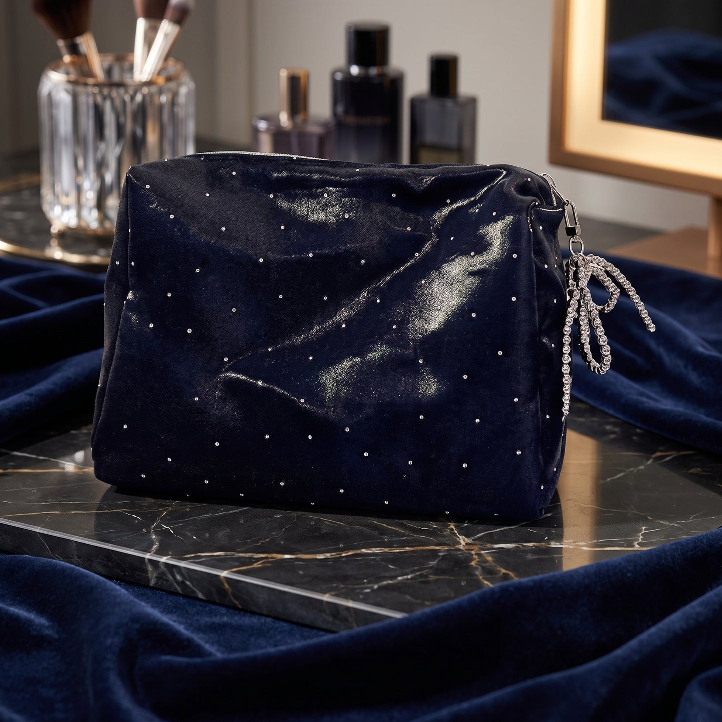 MB08358 Diamond Satin Bag