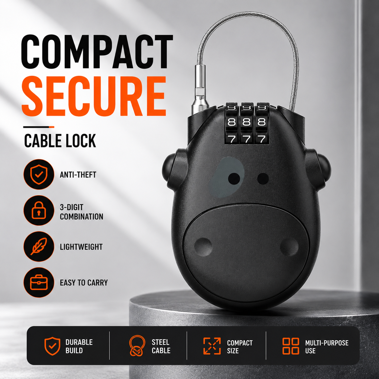 MG08296 Password Cable Lock