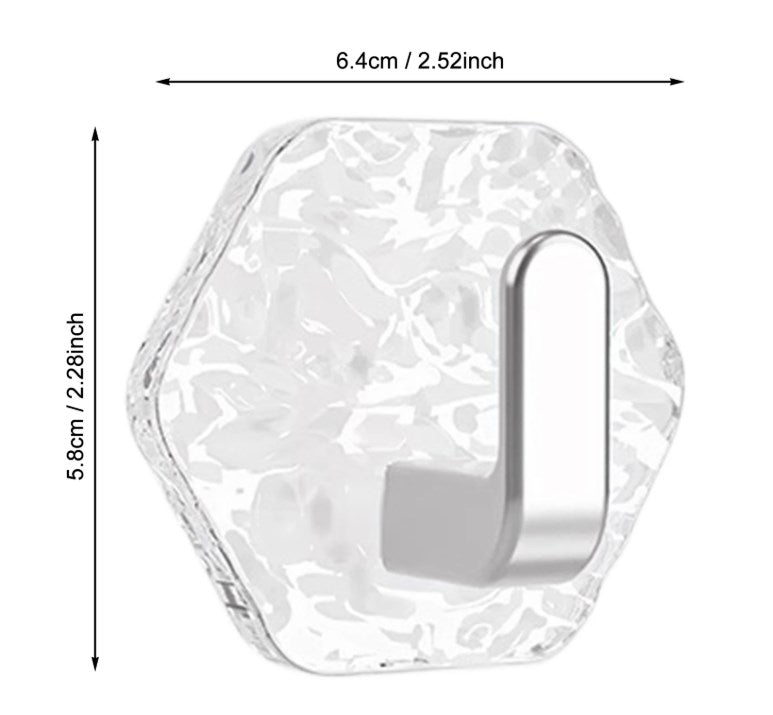 MH07139 Hexagonal Sticker Hook