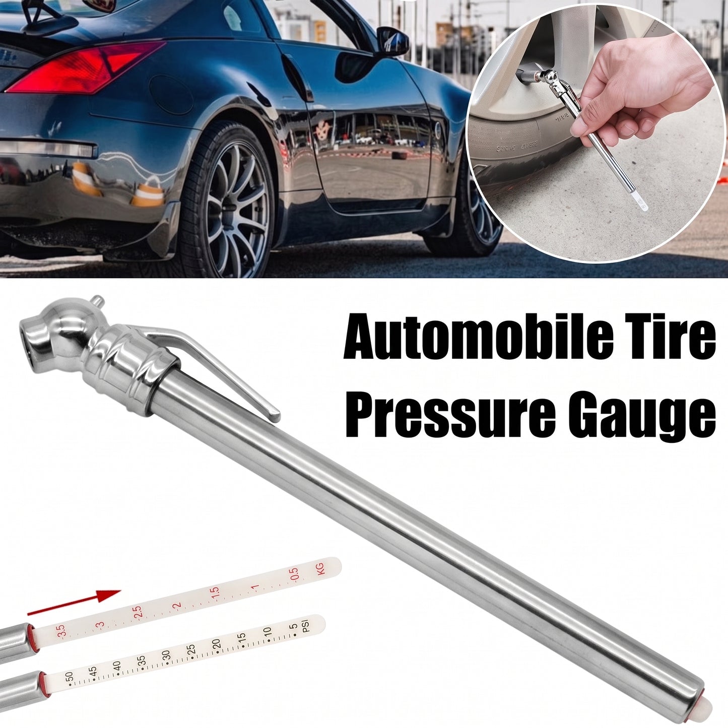 MG08412 Tire Pressure Gauge (2Pcs)