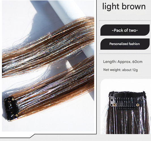 MJ06593  Laser Silk Hair Wig