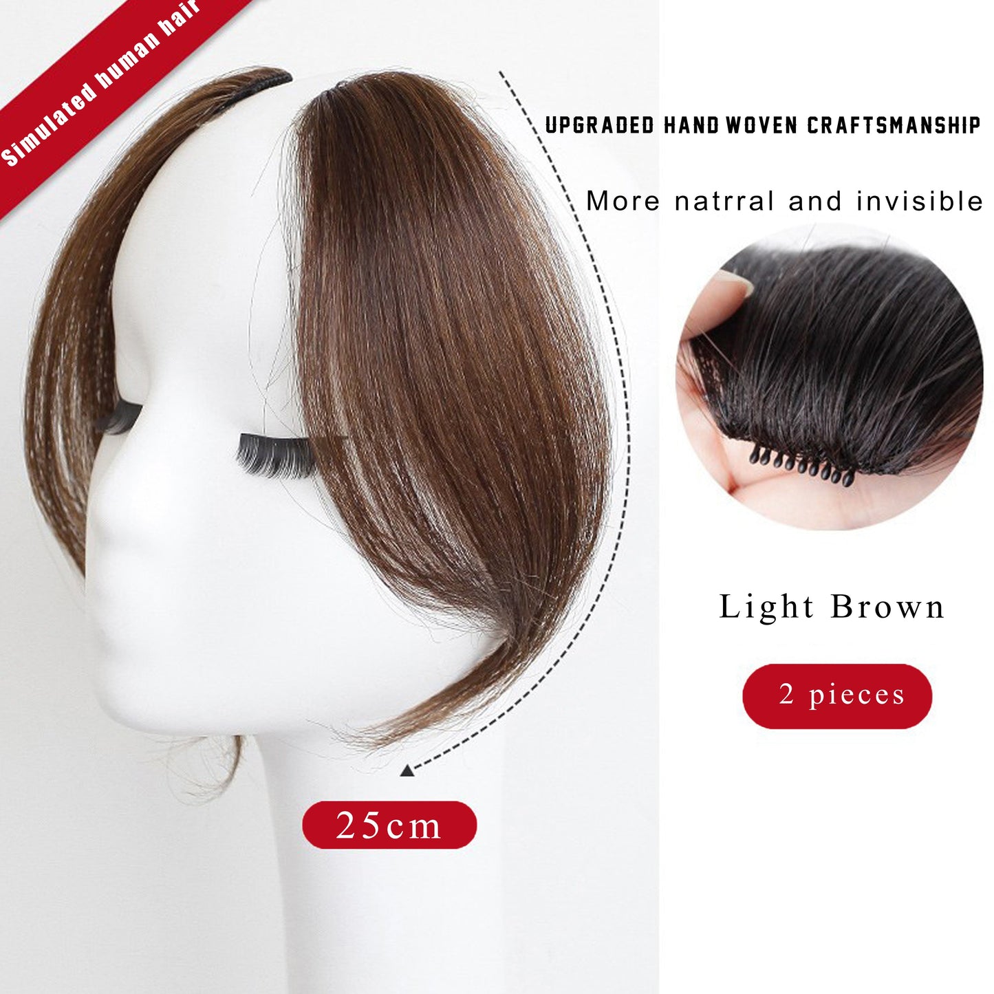 MJ05707 ထိပ်အုပ်ဆံပင်လေးmiddle-parted hair wig