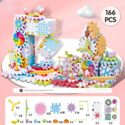 MT07408 Electric Gear Rotating Building Blocks
