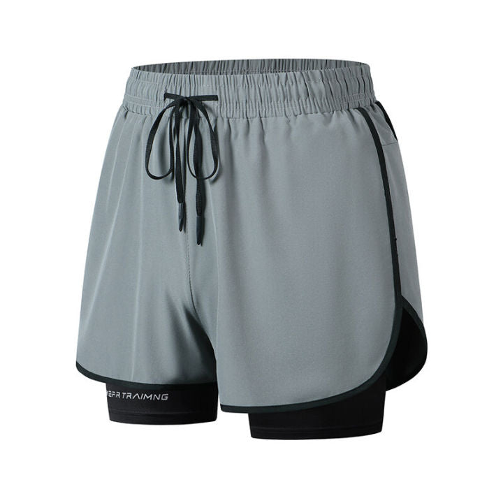 MS08334 Men's 2in1 Tech Shorts