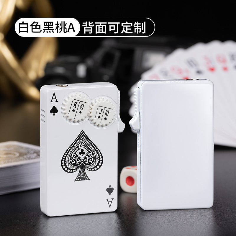 MG50072 Cross Border Gear Rotary Poker Lighter
