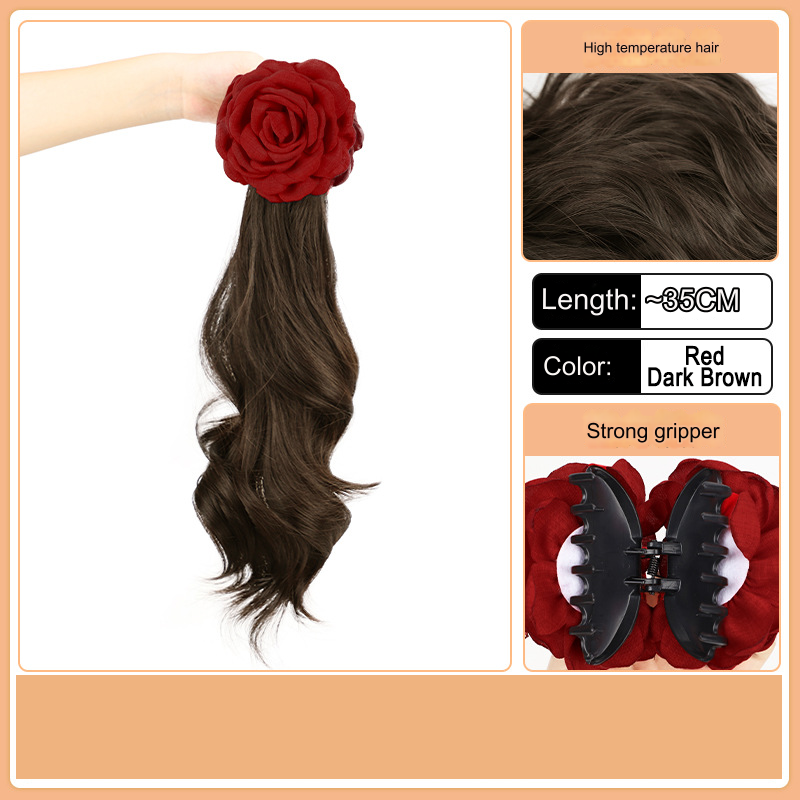MJ04917 Hair Rose Clip