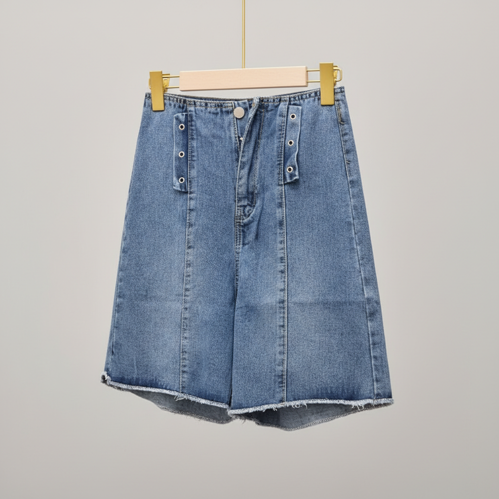 ML07870-Short Jean Pant ( Export Clothing )