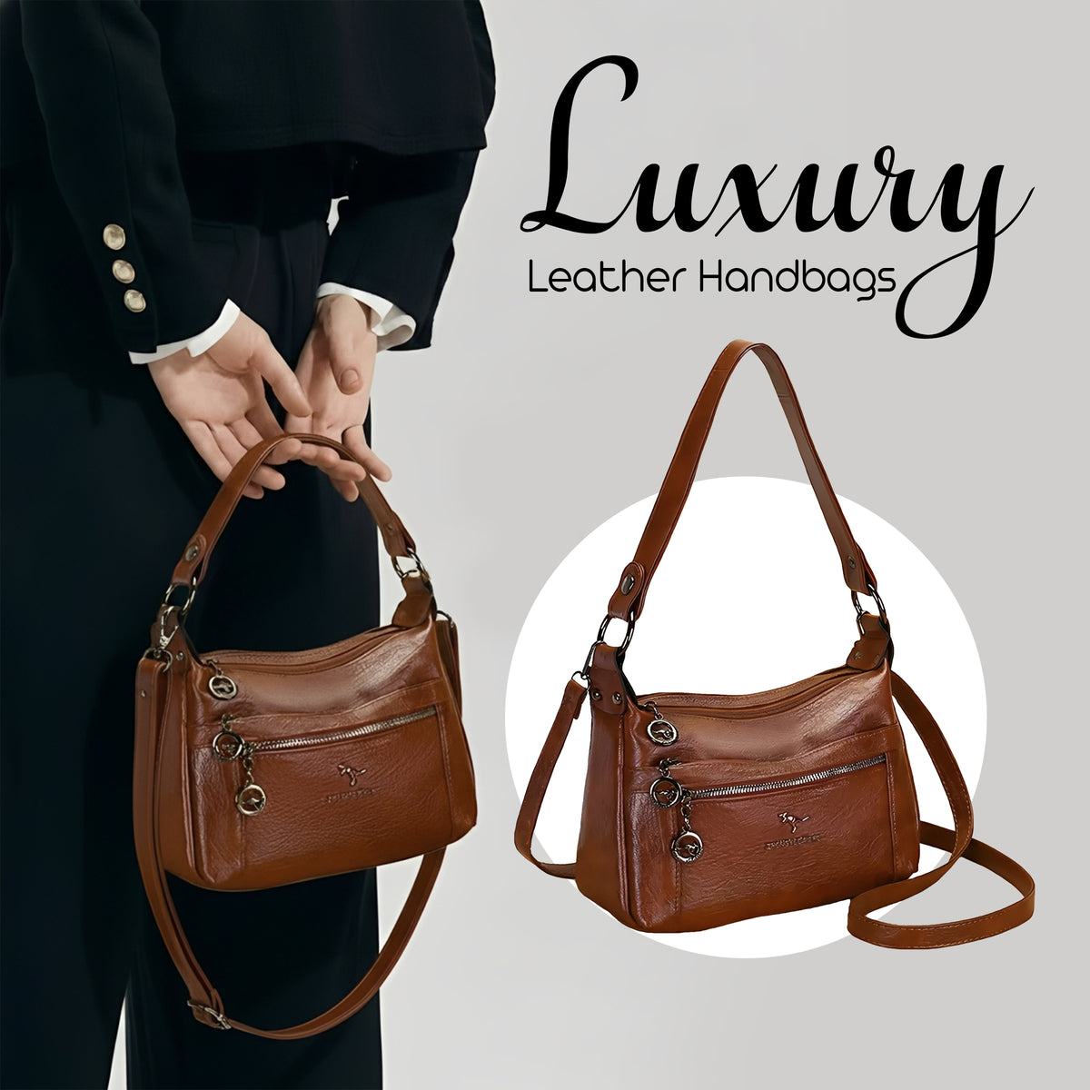 MB50823 Retro soft leather bag