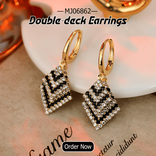 MJ06862 Double-Deck Earrings