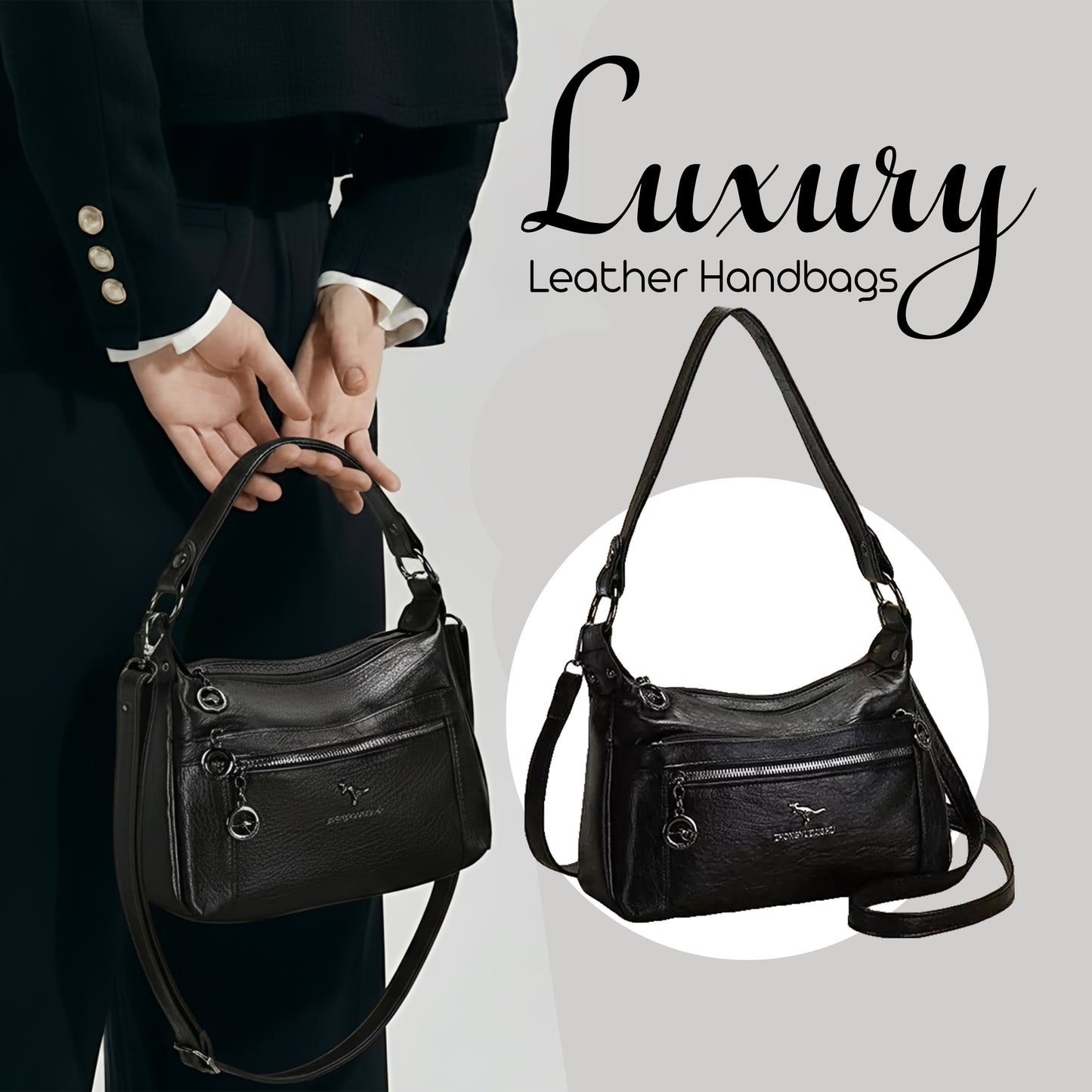 MB50823 Retro soft leather bag