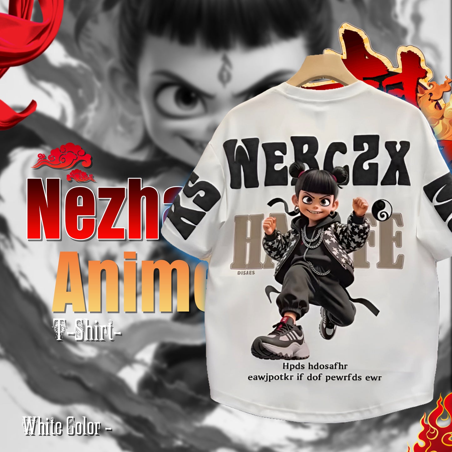 MF06981 Nezha Anime T-Shirt