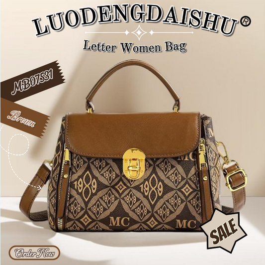 MB07531  LUODENGDAISHU letter Women Bag