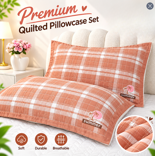 MH08464 Premium Quilted Pillowcase Set (2Pcs)
