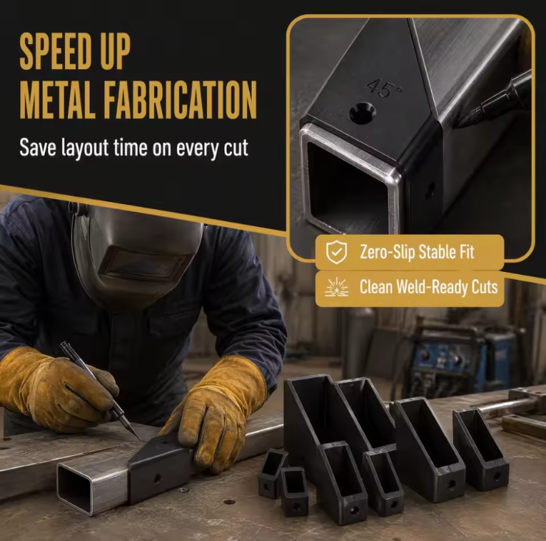 MG08642 Square Pipe Marking Template Set (ဆိုဒ်စုံ9ခုပါဝင်သည်)