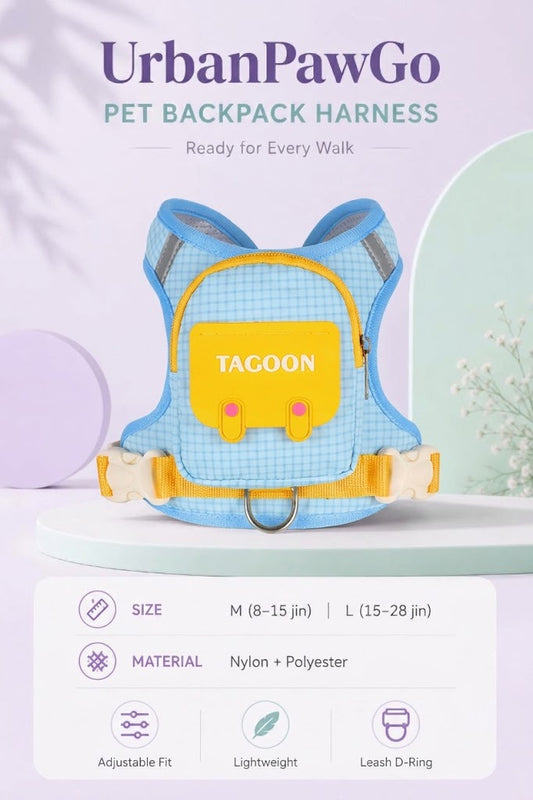 MP08619 PawGo Pet Backpack Harness