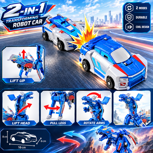 MT08606  2-in-1 Transforming Robot Car