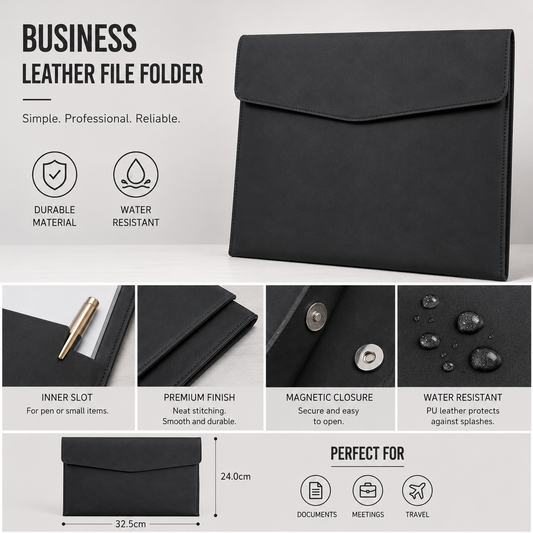 MB08581  Business Leather File Folder