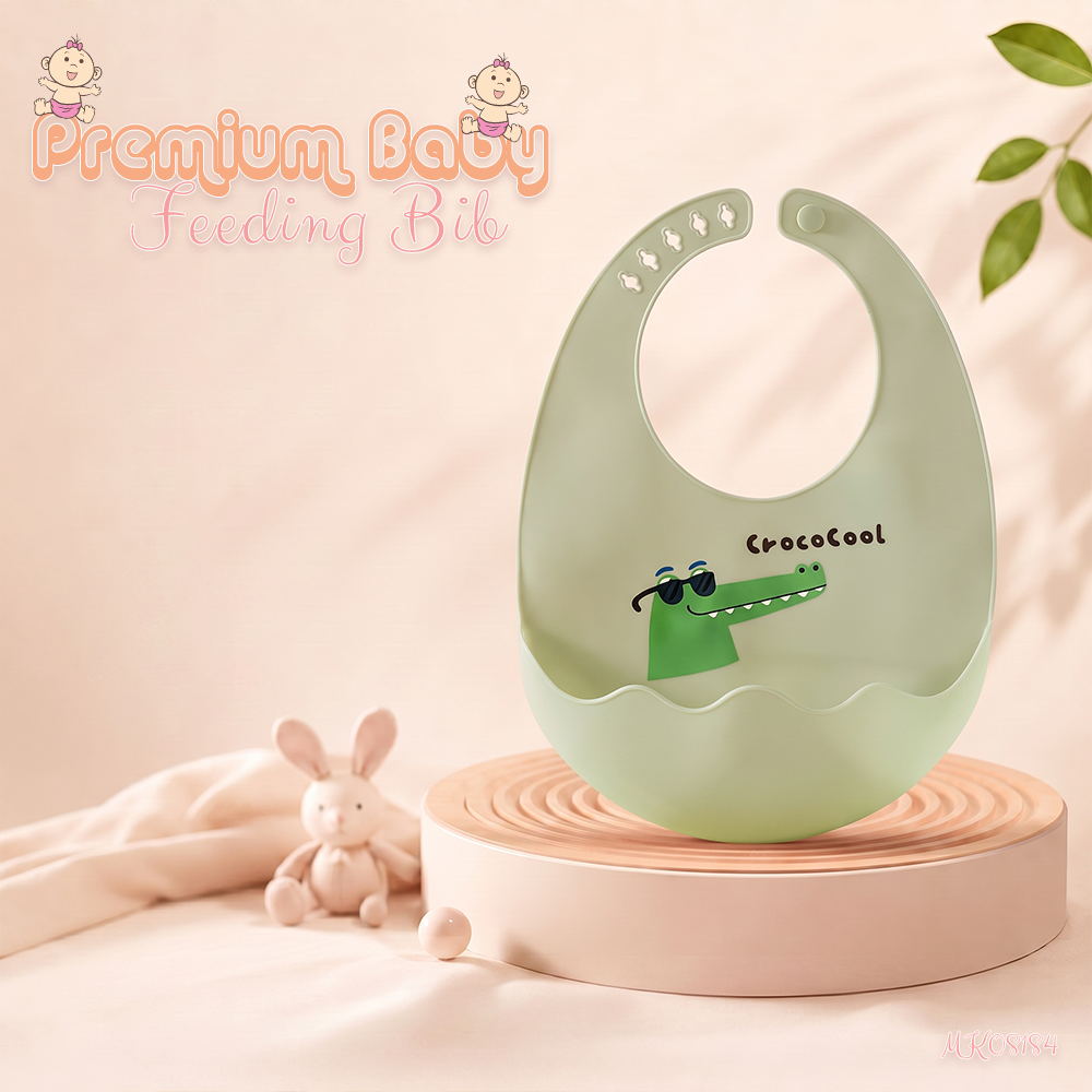 MK08184 Premium Baby Feeding Bib (2Pcs)