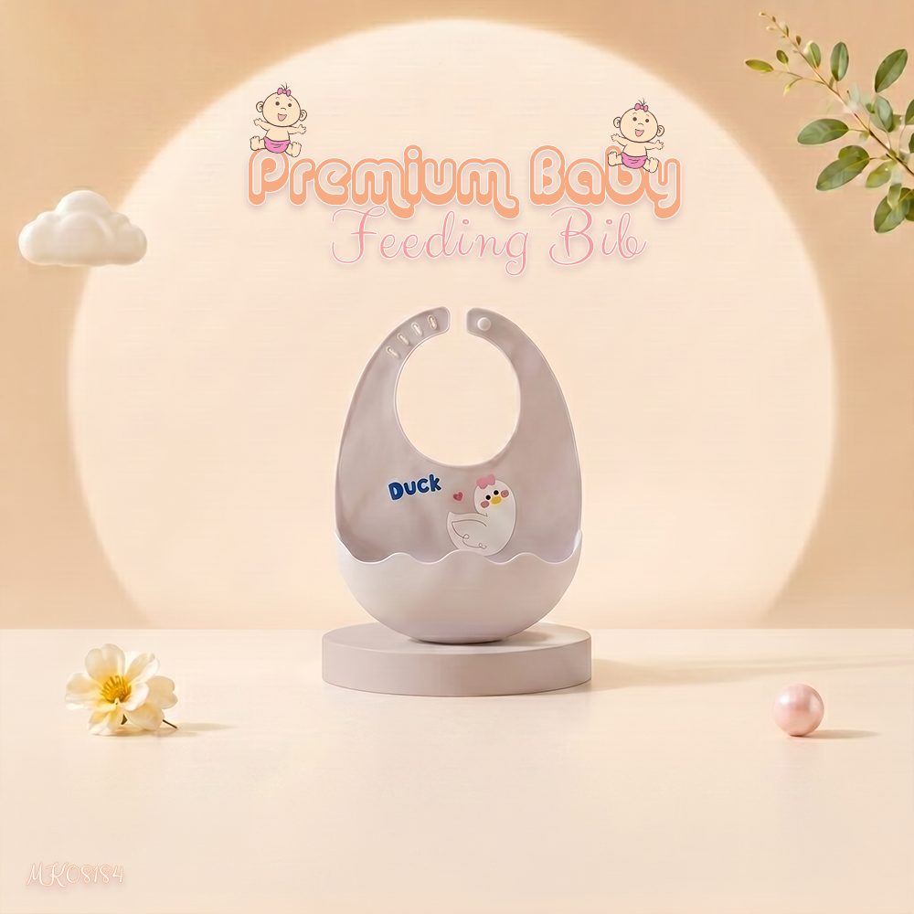 MK08184 Premium Baby Feeding Bib (2Pcs)