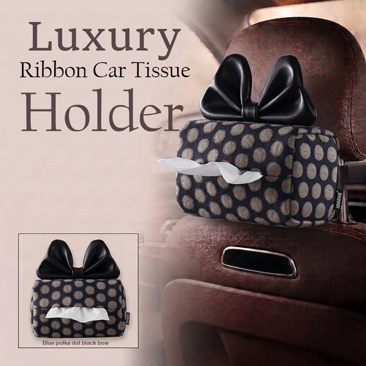 MV08257  Luxury Ribbon Car Tissue Holder