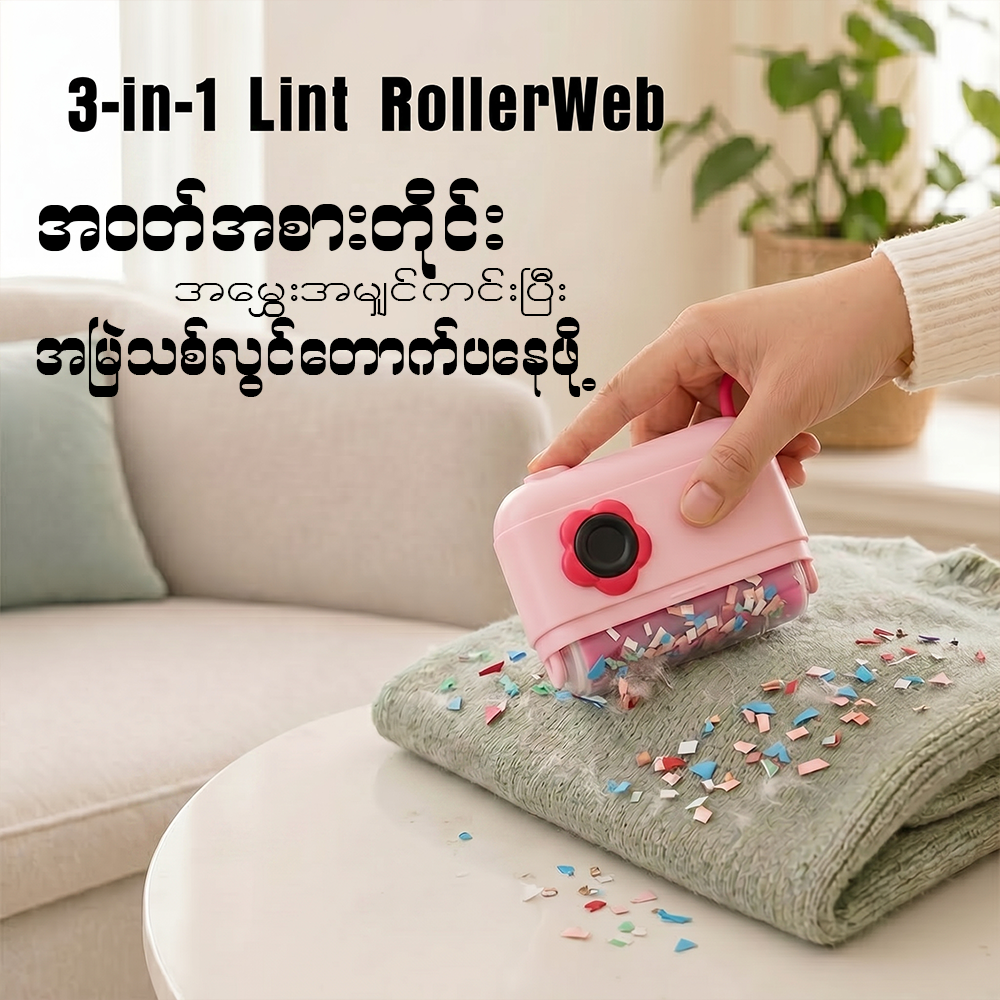 MH08091  3in1 Lint Roller