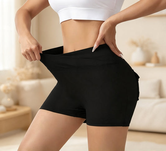 MF08614 High-Waisted Fitness Shorts