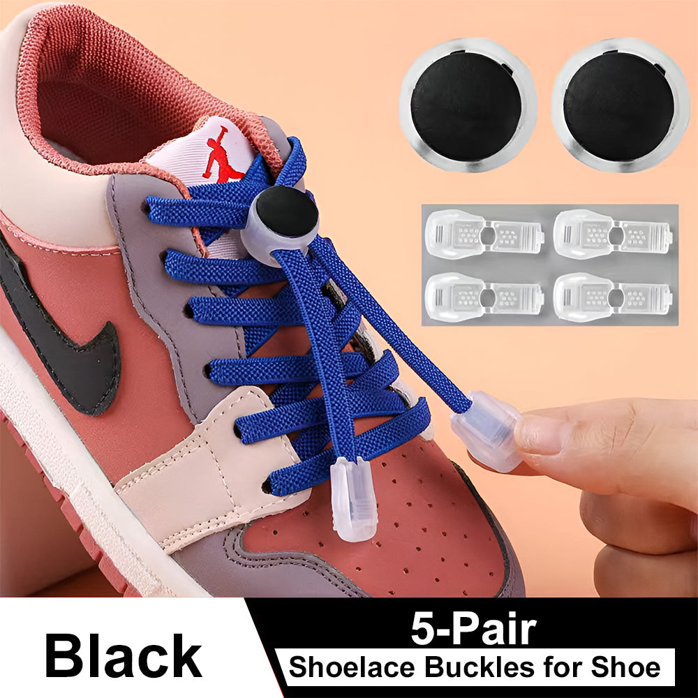 MF07835  5-Pair Shoelace Buckles For Shoe
